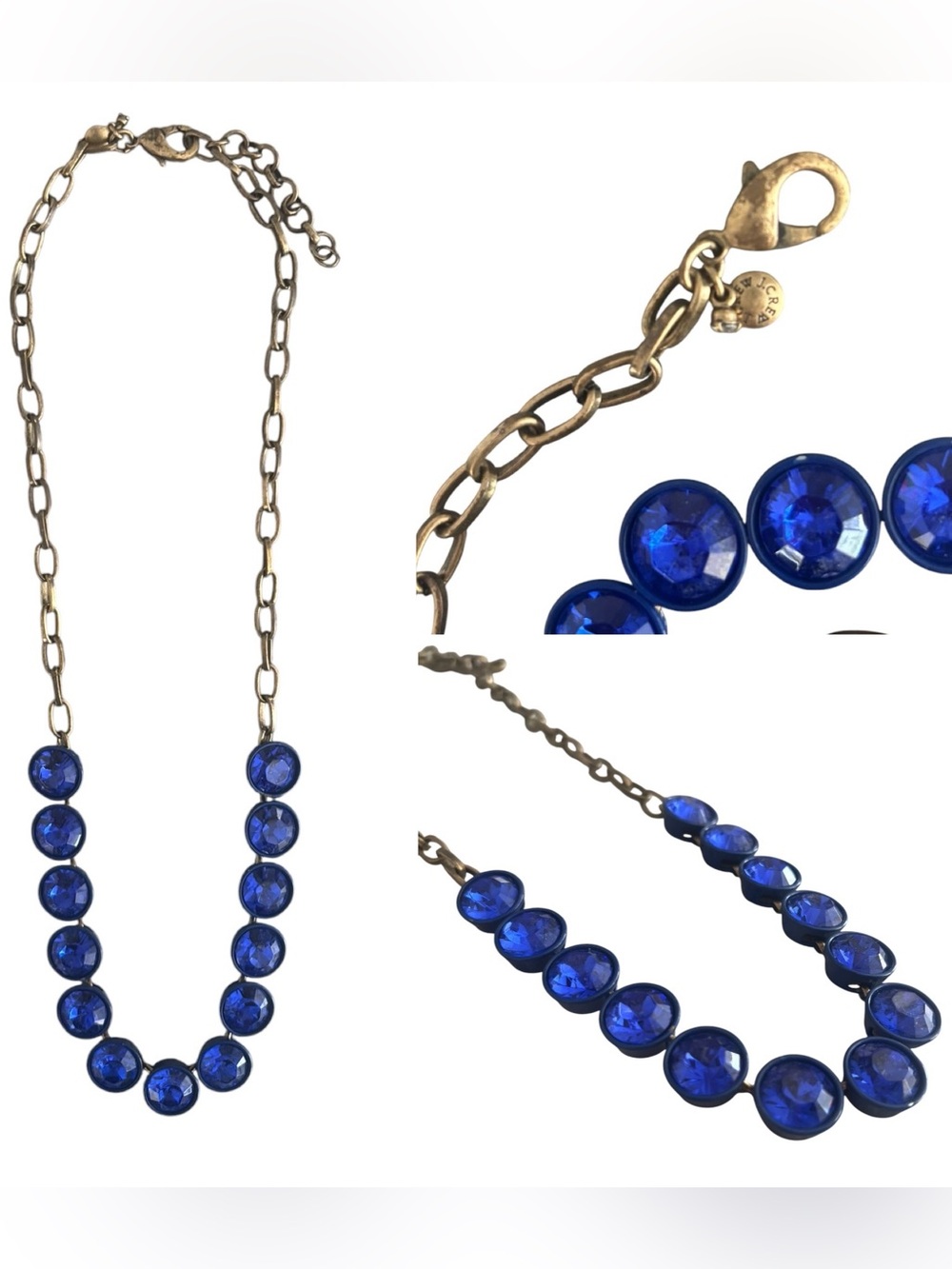 J. Crew Round Jeweled Necklace